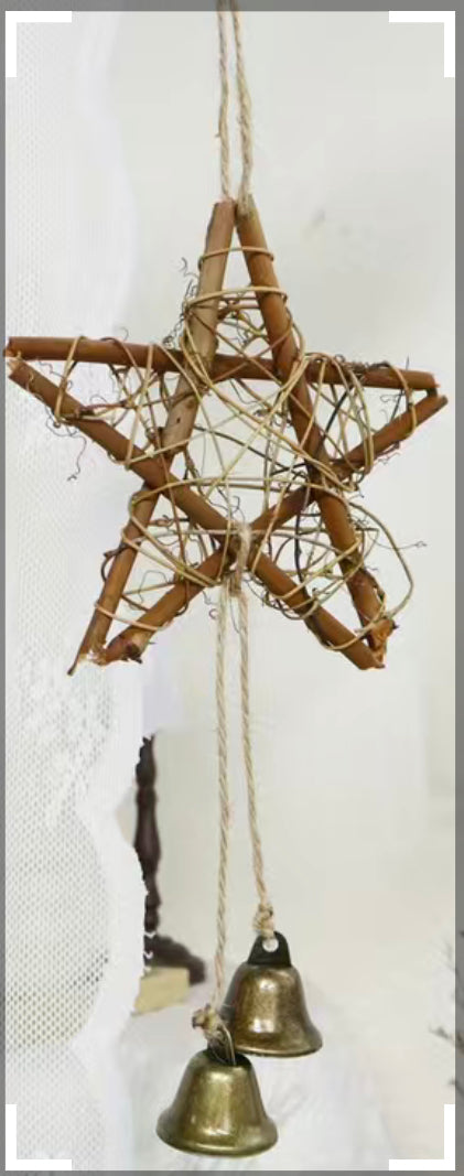 Star wind chime for protection